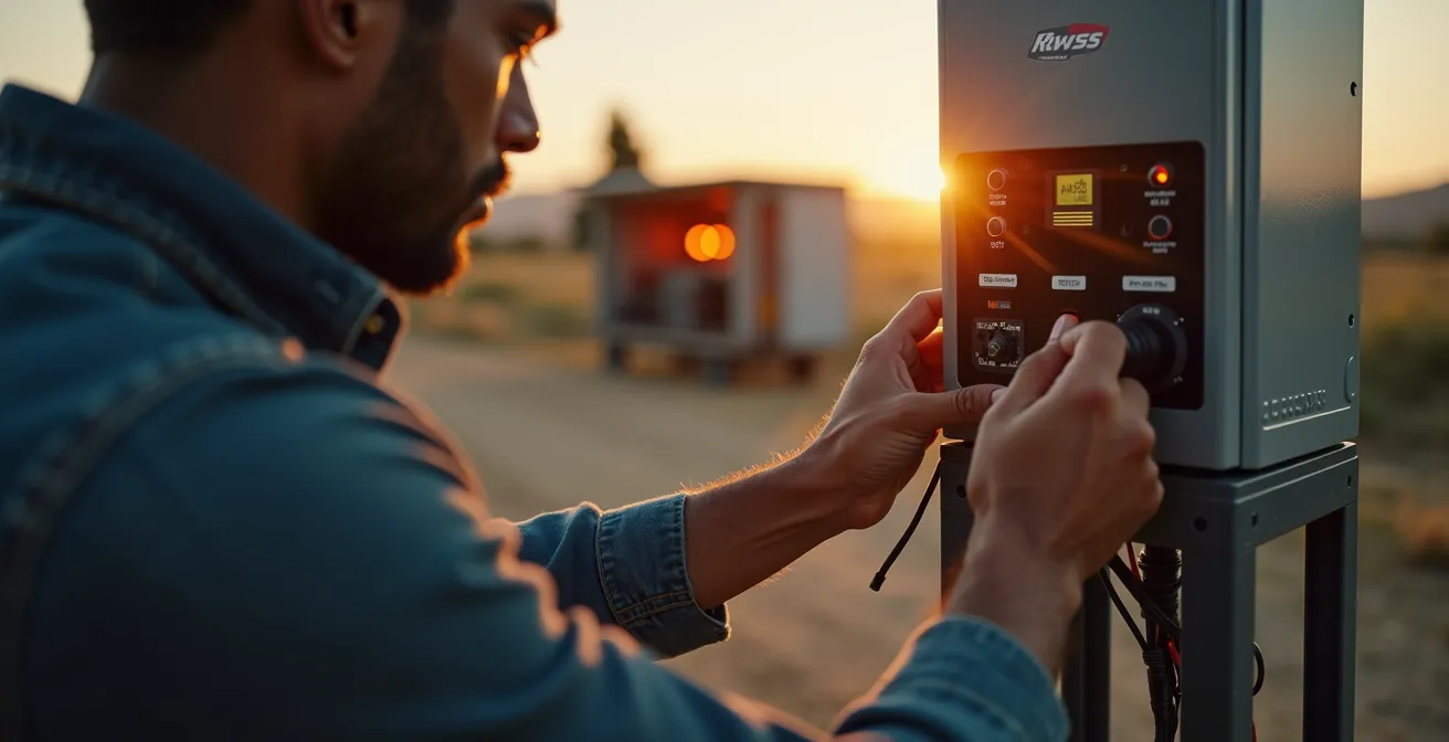 Silent, emission-free energy deployment at outdoor filming event with solar and battery storage